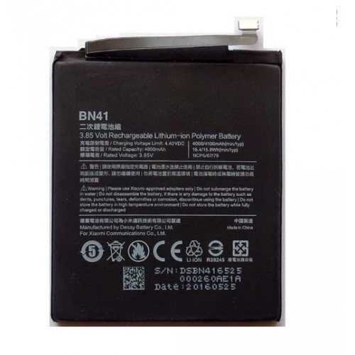 N9 Batería BN41 para Xiaomi Redmi Note 4 MediaTek de 4000mAh