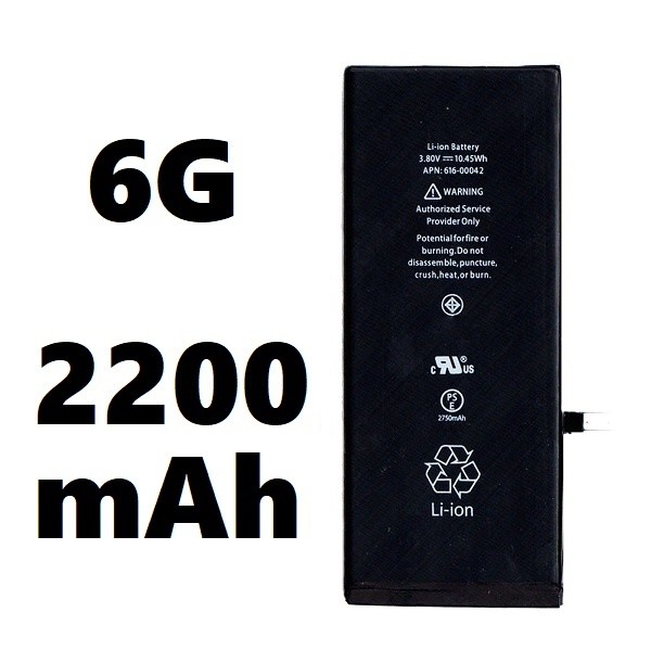 Bateria para iPhone 6G de 2250mAh / Con Capacidad Aumentada