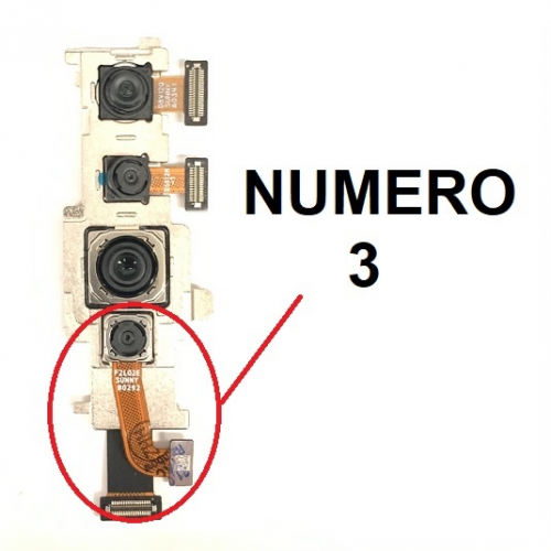 N348 Camara Trasera Numero 3 Para Xiaomi Mi Note 10 Lite
