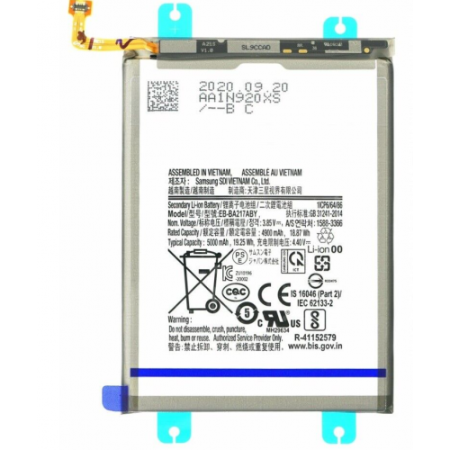 N292 Bateria EB-BA217ABY Para Samsung Galaxy A21S / A217 de 4900mAh