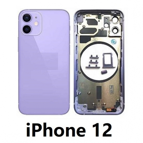 Chasis De Pantalla / Tapa Con Marco Para IPhone 12 (VIOLETA)