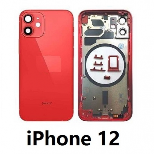 Chasis De Pantalla / Tapa Con Marco Para IPhone 12 (ROJO)