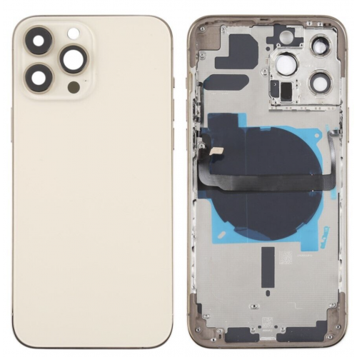 Chasis De Pantalla / Tapa Con Marco Para IPhone 13 Pro Max Oro