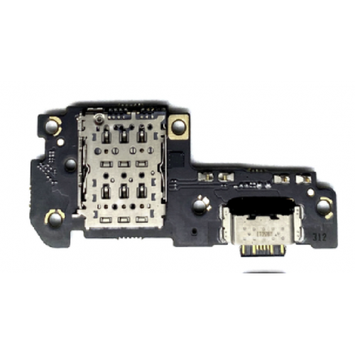 Placa De Conector De Carga tipo c Con Micrófono y lector sim para redmi note 12 pro 5g