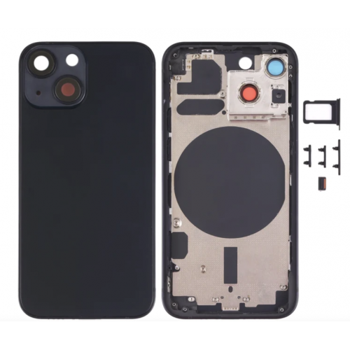 Chasis De Pantalla / Tapa Con Marco Para IPhone 13 Mini (NEGRO)