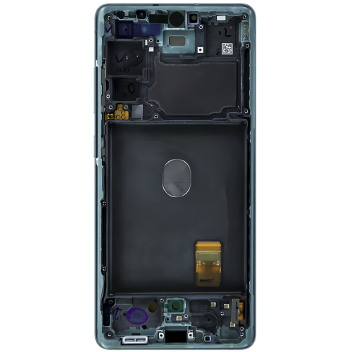 N112 Pantalla Completa ORIGINAL Con Marco Para Samsung Galaxy S20 FE 5G/G781 / S20 FE 4G/G780(VERDE)