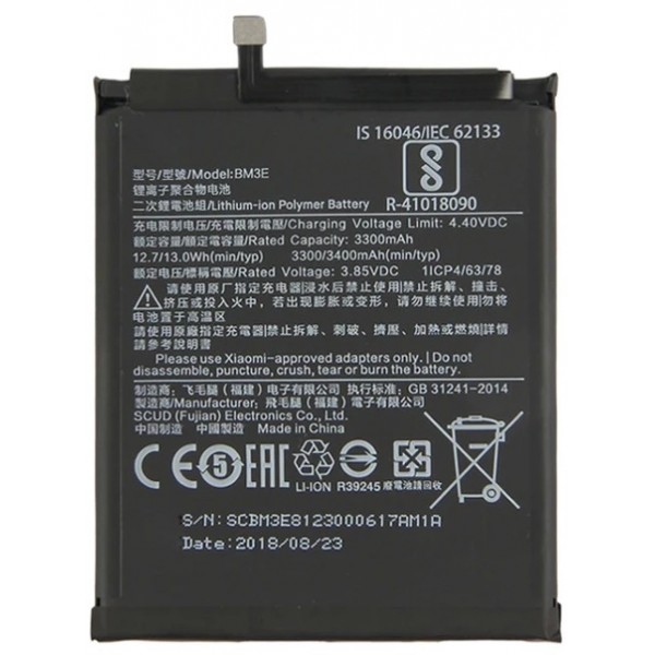 N75 Batería BM3E Para XIAOMI MI 8 / Mi8 De 3330mAh