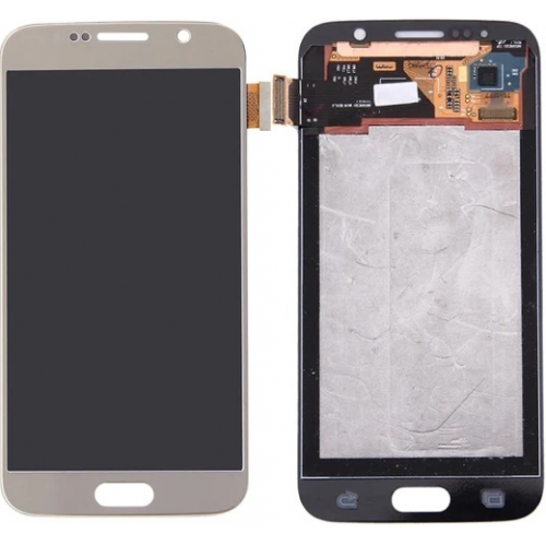 N89 Pantalla Completa Original Para Samsung GALAXY S6 G920F(oro)