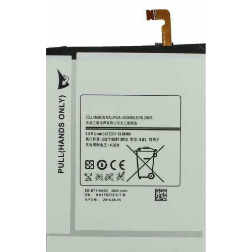 Bateria EB-BT116ABE Samsung Galaxy Tab 3V SM-T116 T113 T110 T111 de 3600mAh