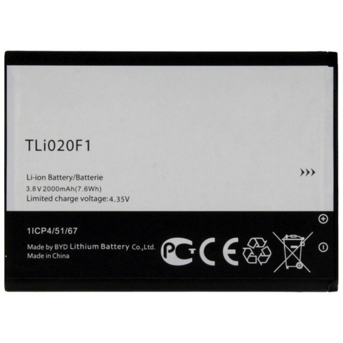 Bateria TLi020F1 / TLi020F7 Alcatel Pixi 4 - 5010D (5'') | Alcatel OneTouch Pop 2 - 5045D