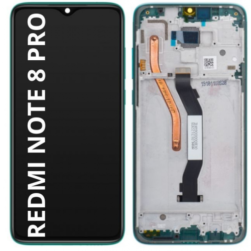 Pantalla Completa Con Marco Para Xiaomi Redmi Note 8 Pro Calidad PREMIUM Color Verde