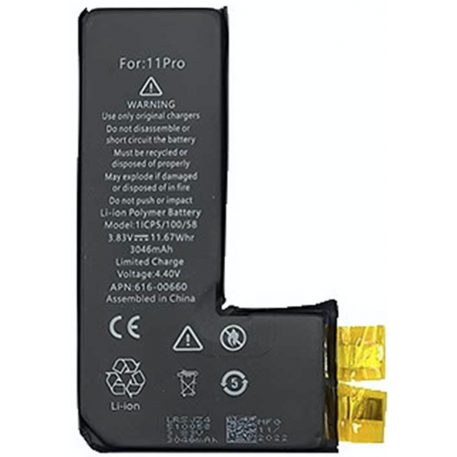 Repuestos Bateria litio Para iPhone 11 Pro Sin Flex Ni Chip De 3480mAh - Calidad premium