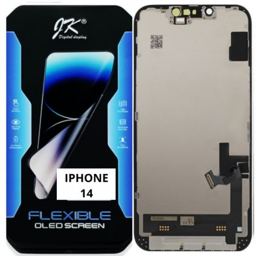 Pantalla Completa Sin marco Flexible Oled Screen calidad premium para IPhone 14 A2649 A2881 A2884 A2883 A2882 - Chip Removible