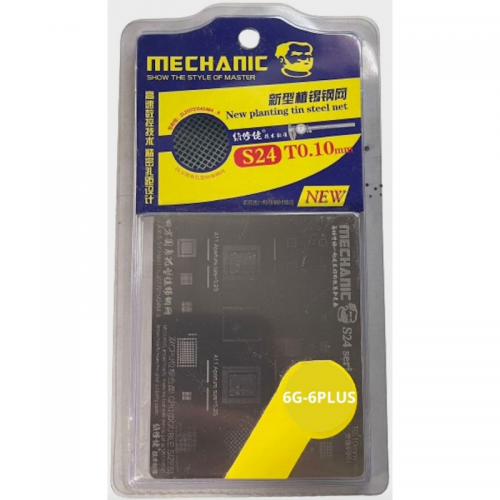 Panel Extrafino De Reballing 22 en 1 Marca MECHANIC S24 Para IPHONE 6G - IPHONE 6G PLUS - IPHONE 6 PLUS