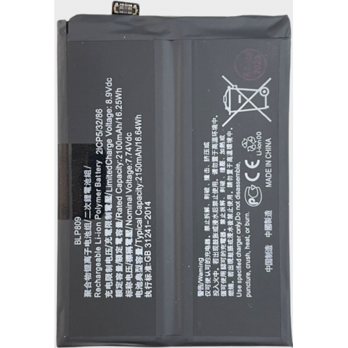 Bateria Litio BLP809 Para Realme GT Master RMX3360 - RMX3363