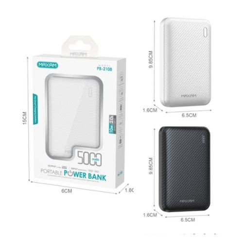 Batería Power Bank 5000mAh 5V / 2A - PB-2108