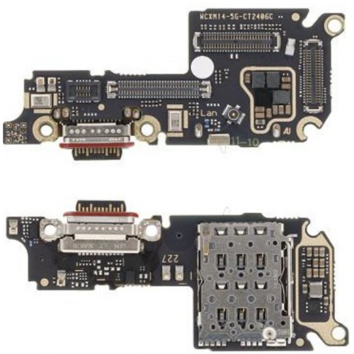 Flex Placa De Carga Tarjeta SIM Para Xiaomi Mi 14